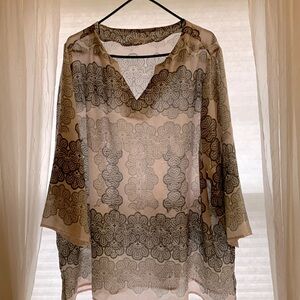 Like new, women’s 3x Violet and Claire boho lightweight top